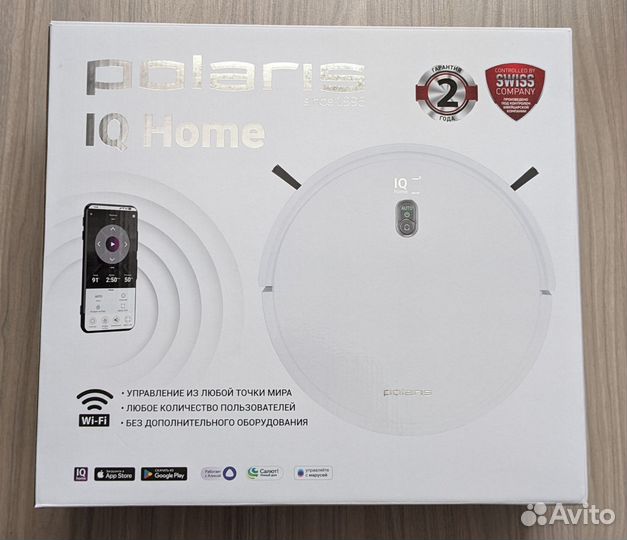 Робот-пылесос Polaris pvcr 3600 wifi IQ Home белый