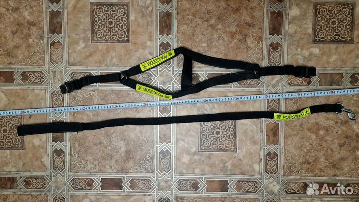 Шлейка с поводком на средние породы