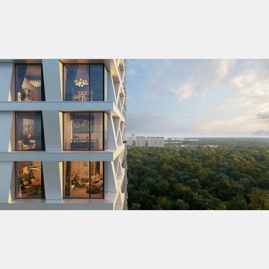 Апартаменты-студия, 19,6 м², 29/35 эт.