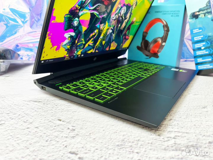 Игровой ноутбук HP на RTX - SSD - Upgrade