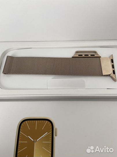 Apple Watch Series 9 45mm, Gold Stainless Steel