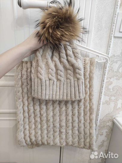 Комплект шапка и шарф