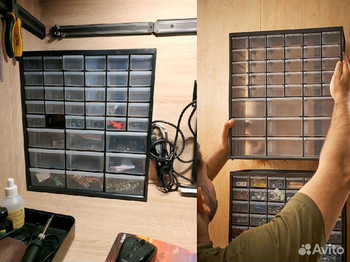 Новый Стеллаж для мелочей Органайзер с ячейками