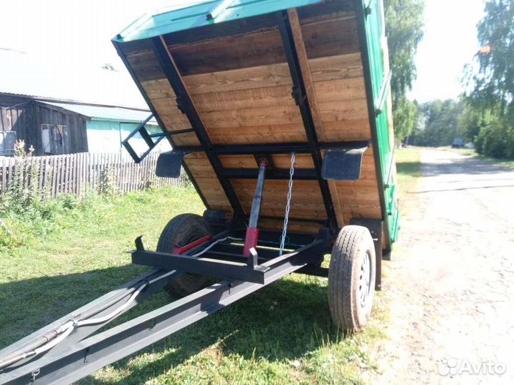 Тракторный прицеп 1-птс-2. Самосвал