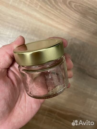 Банка с крышкой Твист прозрачная 100 мл