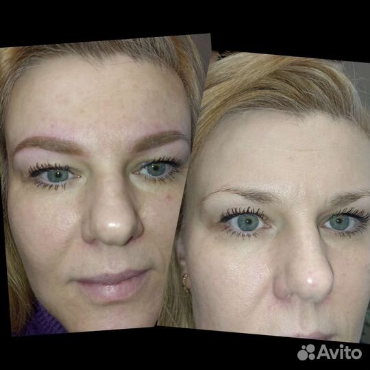 Перманентный макияж татуаж бровей