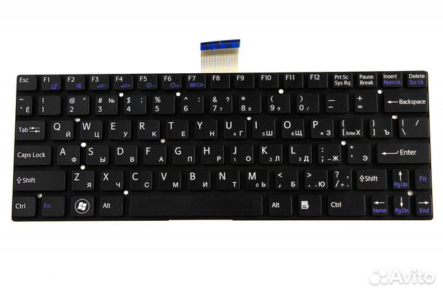 Клавиатура для ноутбука Sony SVT111 черная p/n: H