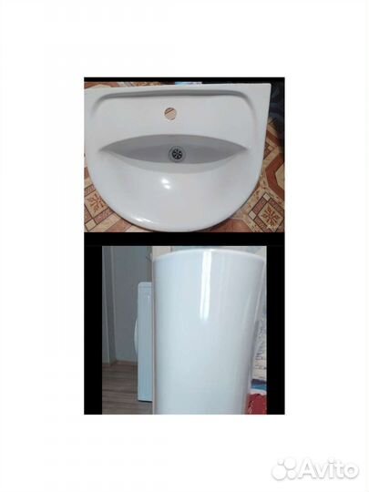 Раковина в ванную бу с пьедесталом