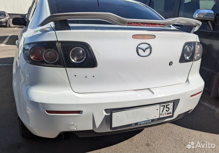 Спойлер Mazda 3 bk седан