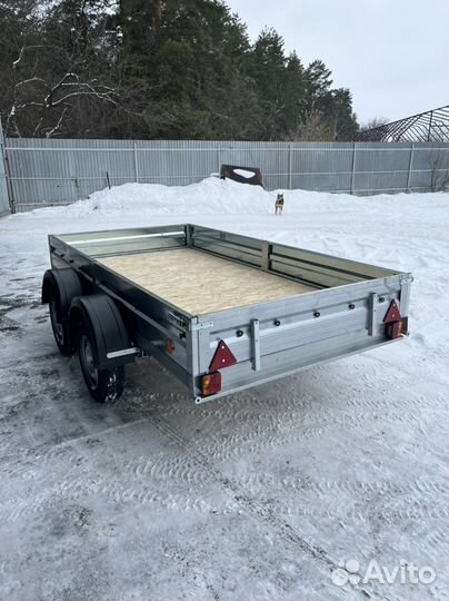 Прицеп цм эко плюс 3*1.57 2хосн без колес и тента