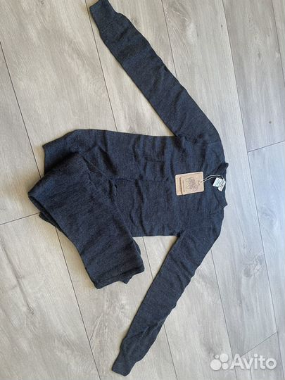 Термобелье новое из 100 шерсти рост 122