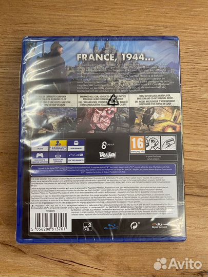 Sniper Elite 5 диск для PS4 новый