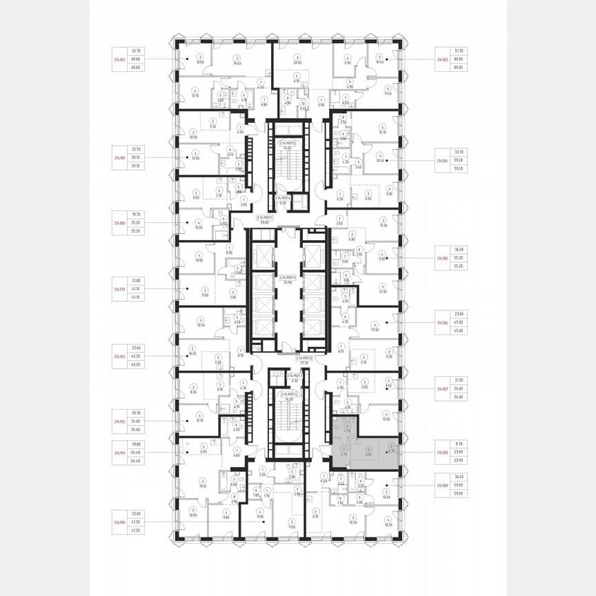 Квартира-студия, 23,9 м², 14/59 эт.