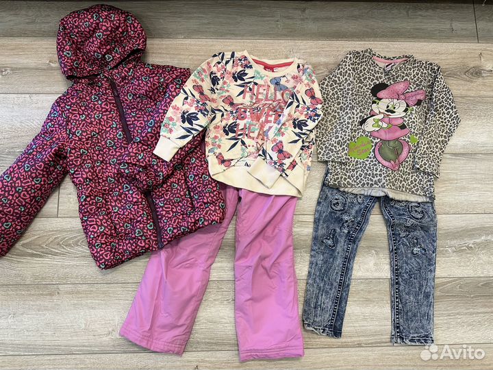 Вещи пакетом на девочку 104