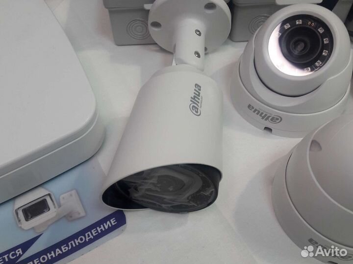 Комплект видеонаблюдения 4Мп Dahua 7 камер