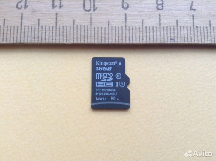 Карта Памяти. Флешка Kingston 16GB micro sd HD I