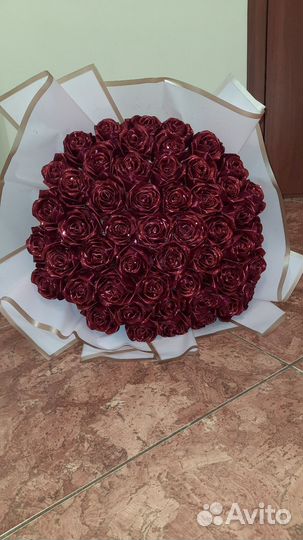 Букеты из атласных лент