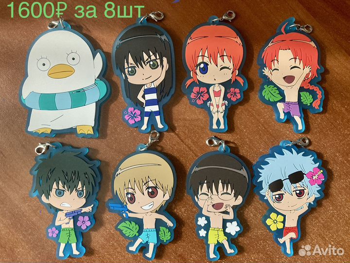 Аниме/манга anime Гинтама Gintama брелки