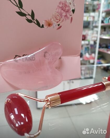 Набор: роликовый массажер и скребок гуаша «Волшебн