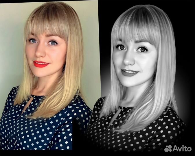 Ретушь фото на памятник