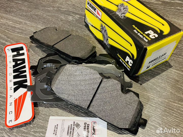 Колодки спорт hawk PC для audi Akebono 350