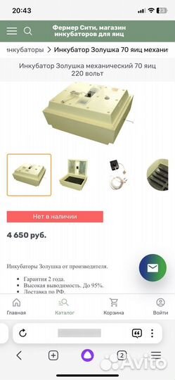 Инкубатор для яиц