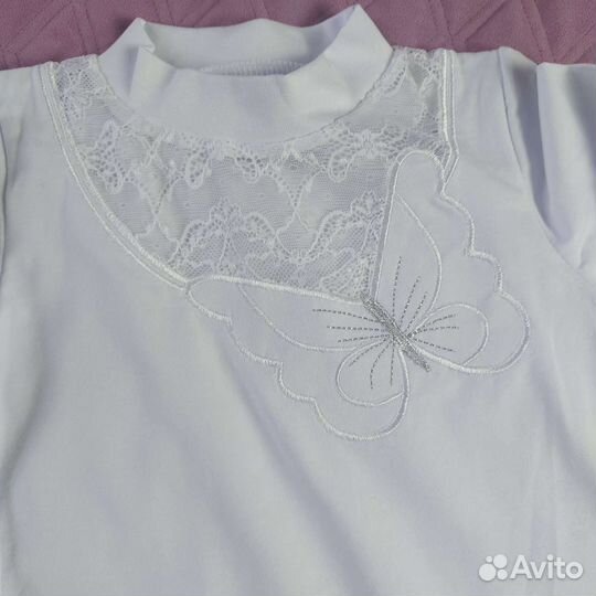 Школьная блузка 128 новая