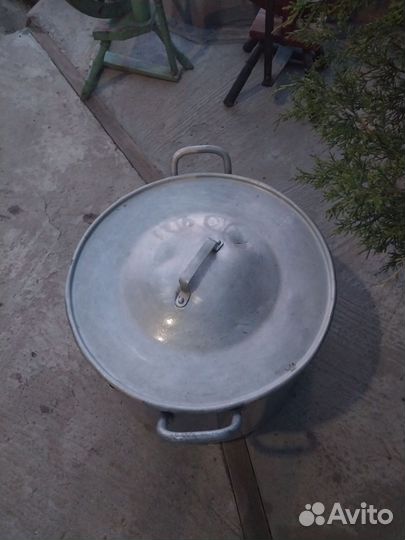 Кастрюля алюминиевая 40 литров СССР