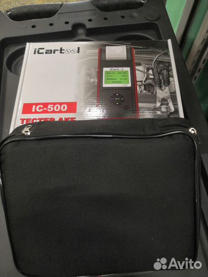 Тестер аккумуляторных батарей 12/24V icartool