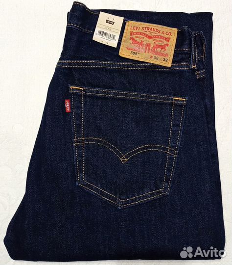 Levis 505 Rinsed Indigo 32x32