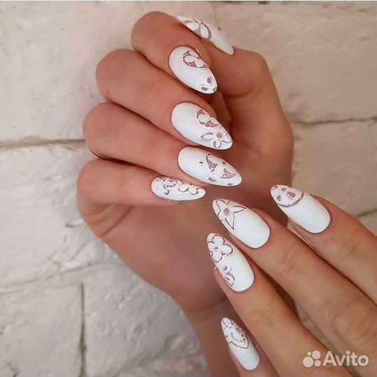 Наращивание ногтей. Маникюр. Гель лак