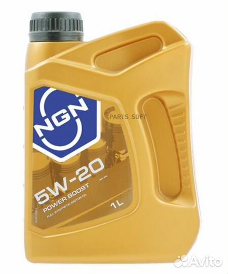 NGN V172085652 5W-20 power boost 1л (синт. мотор