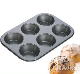 Форма 623220 для выпечки Tescoma 6 пышек 26х18см