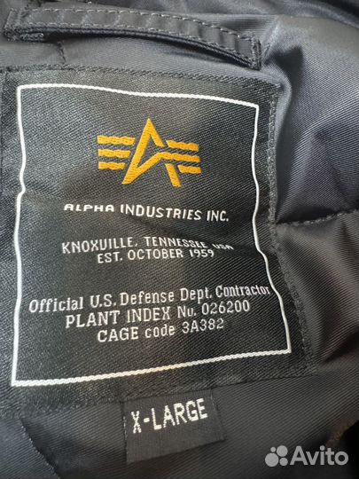 Бомбер alpha industries 45p