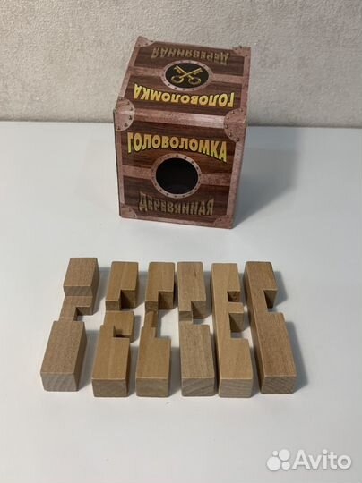 Деревянная головоломка Узел