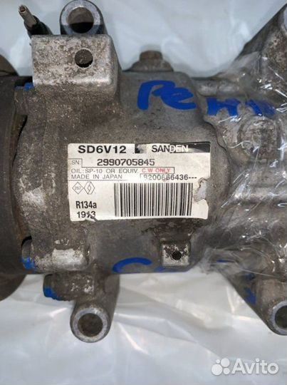 Компрессор кондиционера Renault Symbol 2