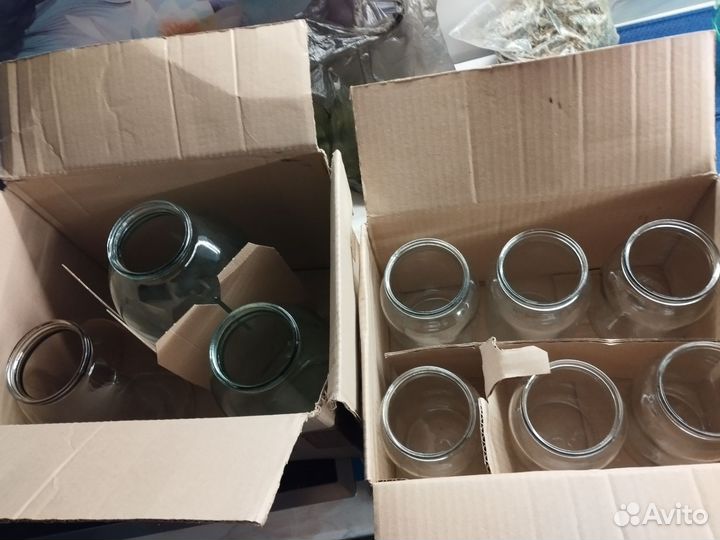 Банки стеклянные