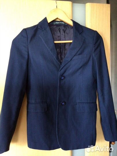Школьный пиджак van cliff размер 158/38
