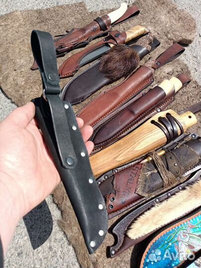 Ножны кожаные
