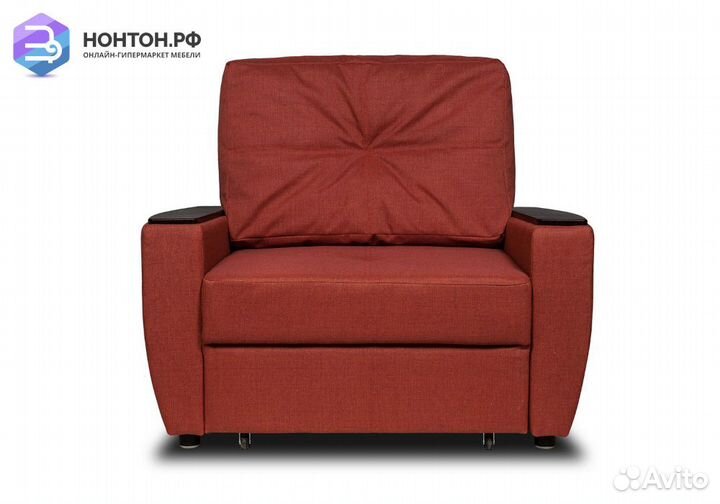 Кресло еврокнижка Дубай терракотовый