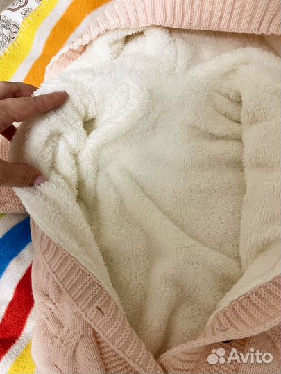 Вязаный комбенизон 62-68