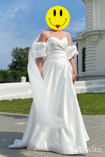 Шикарное свадебное платье