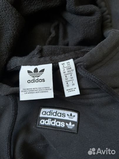 Укороченное худи adidas