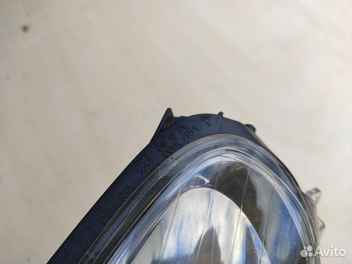 Фара левая Хром на Opel Corsa D Дорестайлинг