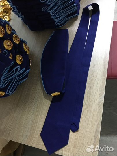 Пилотка Летчика - Синяя - ввс - Галстук