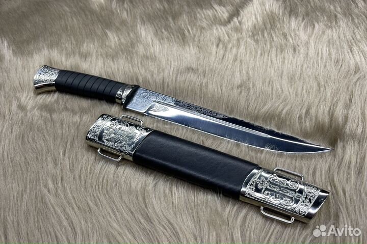 Казачий Пластунский Нож в мельхиоре