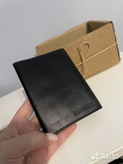 Обложка для автодокументов натуральная кожа