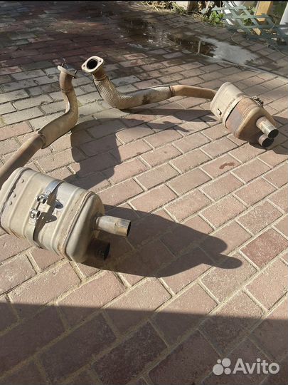 Выхлопная система porshe boxster s, cayman s