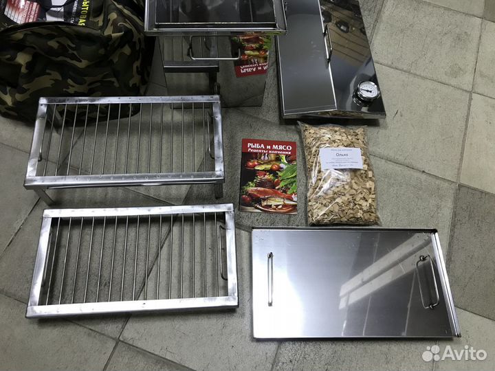 Коптильня для горячего холодного копчения