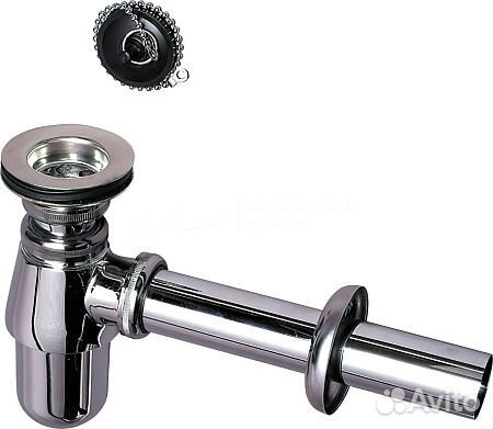 Сифон wirquin SL213 хром выпуск цепочка